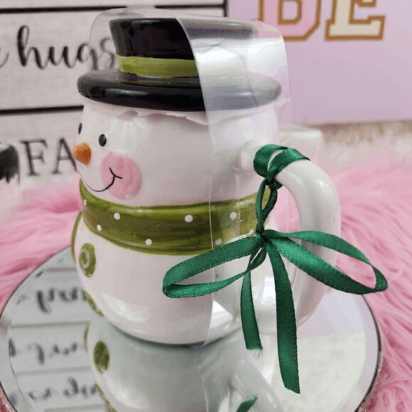 Frosty Sips: Snowman Coffee Mug for Cozy Winter Mornings! NWT - Picture 3 of 7